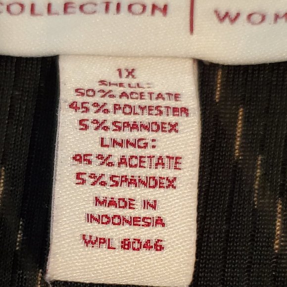 JM collection Women blouse size 1X. long sleeves. - Picture 9 of 13